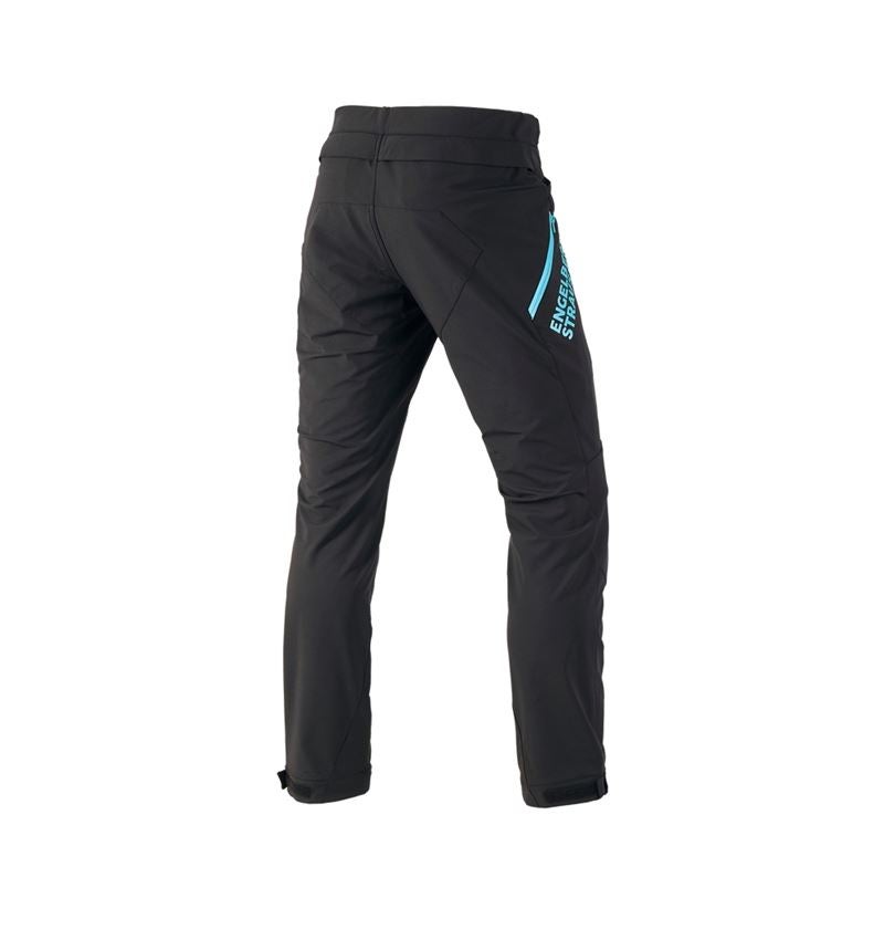 Topics: Functional trousers e.s.trail + black/lapisturquoise 3