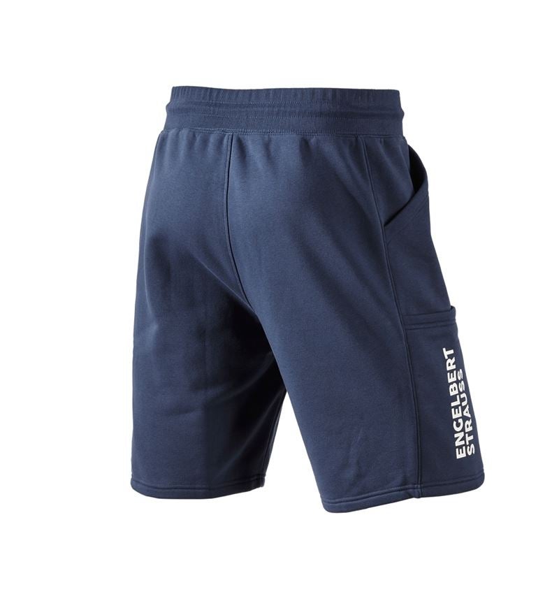 Work Trousers: Sweat short e.s.trail + deepblue/white 4