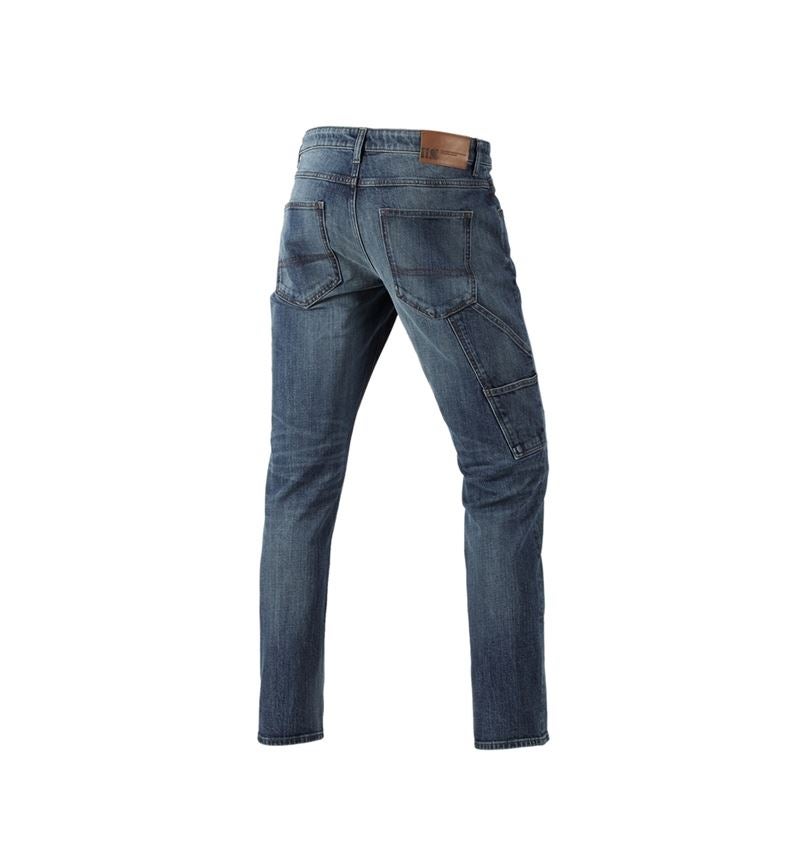Arbejdsbukser: e.s. 5-pocket-stretch-jeans med tommestoklomme + mediumwashed 2