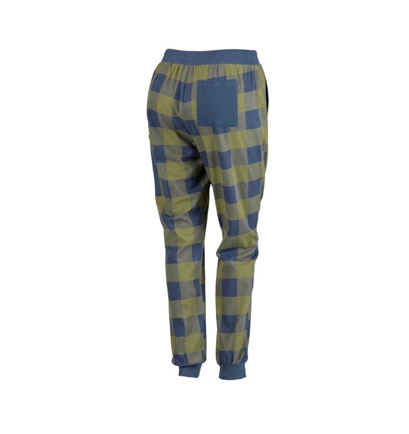 Tilbehør: e.s. Pyjama bukser, damer + bjerggrøn/oxidblå 3