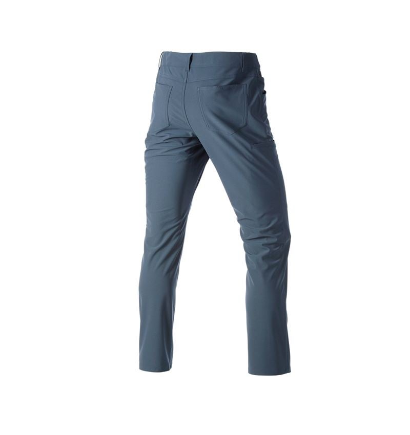 Beklædning: Arbejdsbukser Chino med 5 lommer e.s.work&travel + jernblå 4