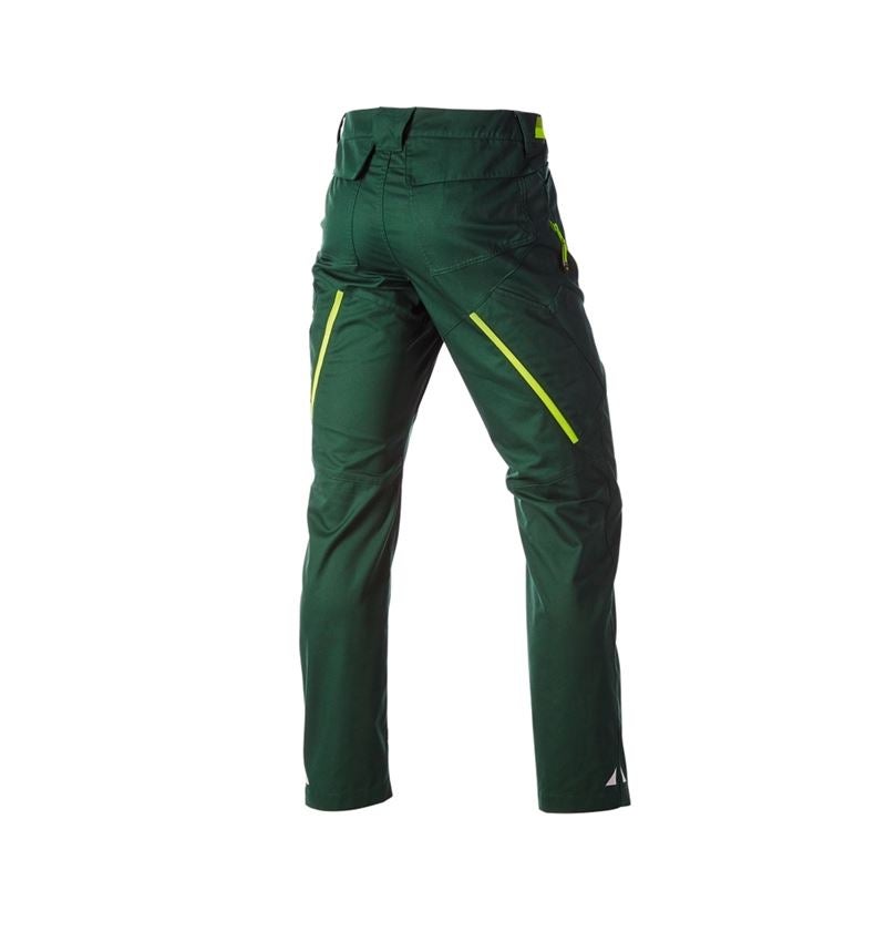 Beklædning: Multipocket-bukser e.s.ambition + grøn/advarselsgul 6
