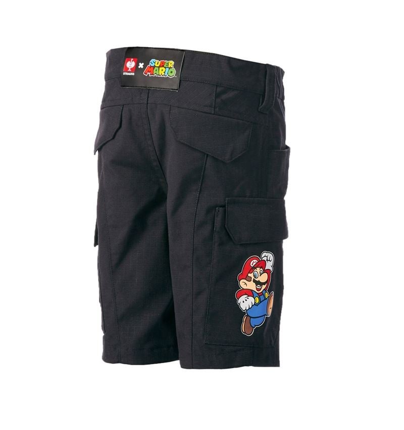 Beklædning: Super Mario cargoshorts, børn + sort 1