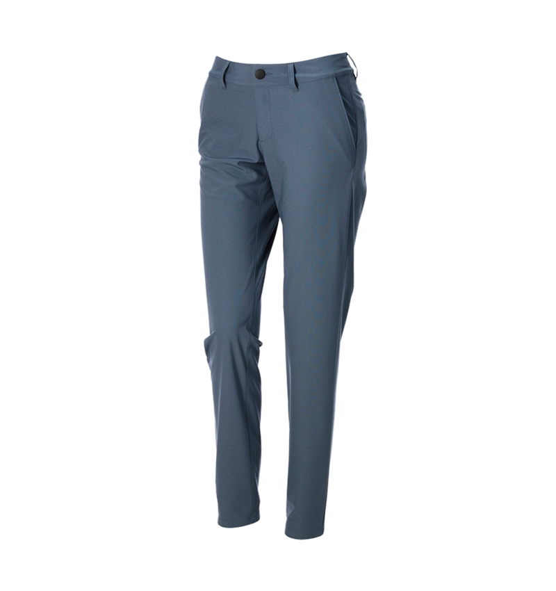 Clothing: Trousers Chino e.s.work&travel, ladies’ + ironblue 5