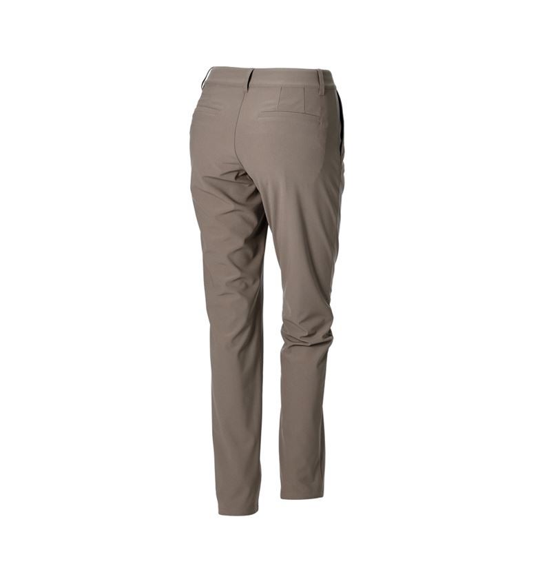 Clothing: Trousers Chino e.s.work&travel, ladies’ + umbrabrown 4