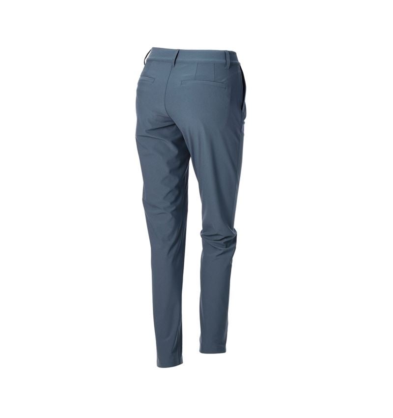 Clothing: Trousers Chino e.s.work&travel, ladies’ + ironblue 6