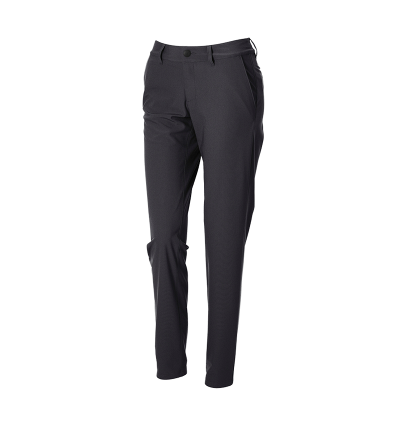 Clothing: Trousers Chino e.s.work&travel, ladies’ + black 2