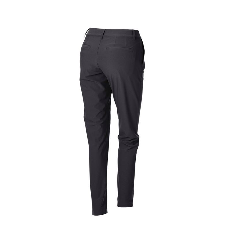 Work Trousers: Trousers Chino e.s.work&travel, ladies’ + black 3