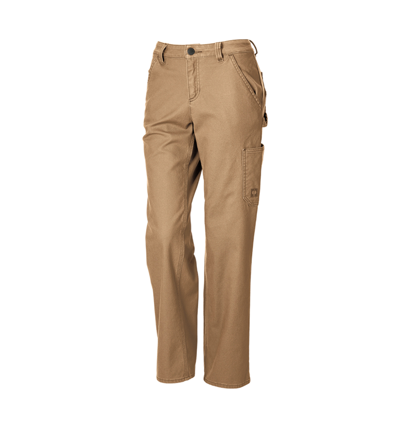 Clothing: Trousers e.s.iconic, ladies' + almondbrown 10