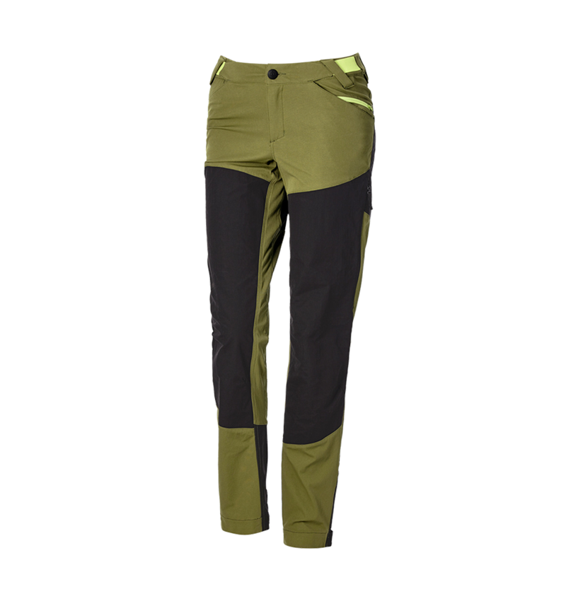 Topics: Hybrid functional trousers e.s.trail, ladies' + junipergreen/limegreen 6