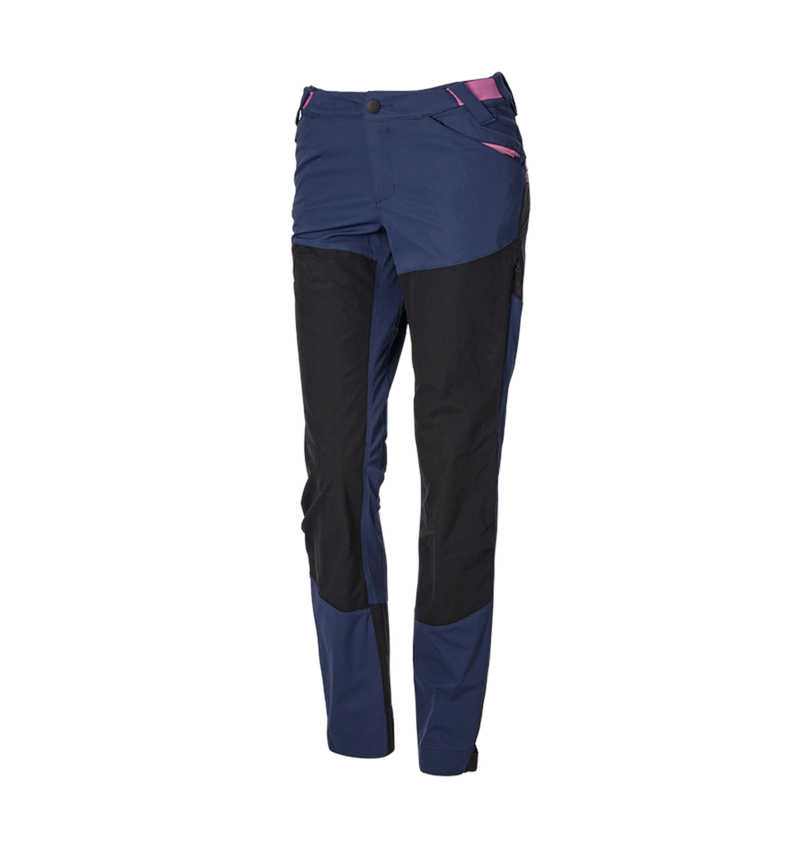 Clothing: Hybrid functional trousers e.s.trail, ladies' + deepblue/tarapink 5