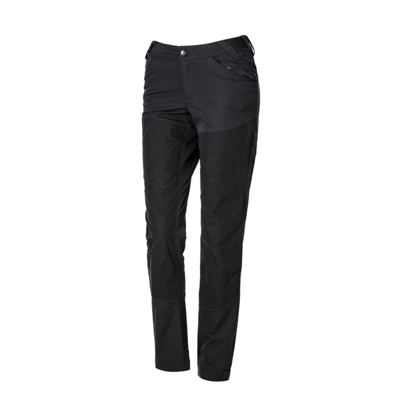 Work Trousers: Hybrid functional trousers e.s.trail, ladies' + black 7