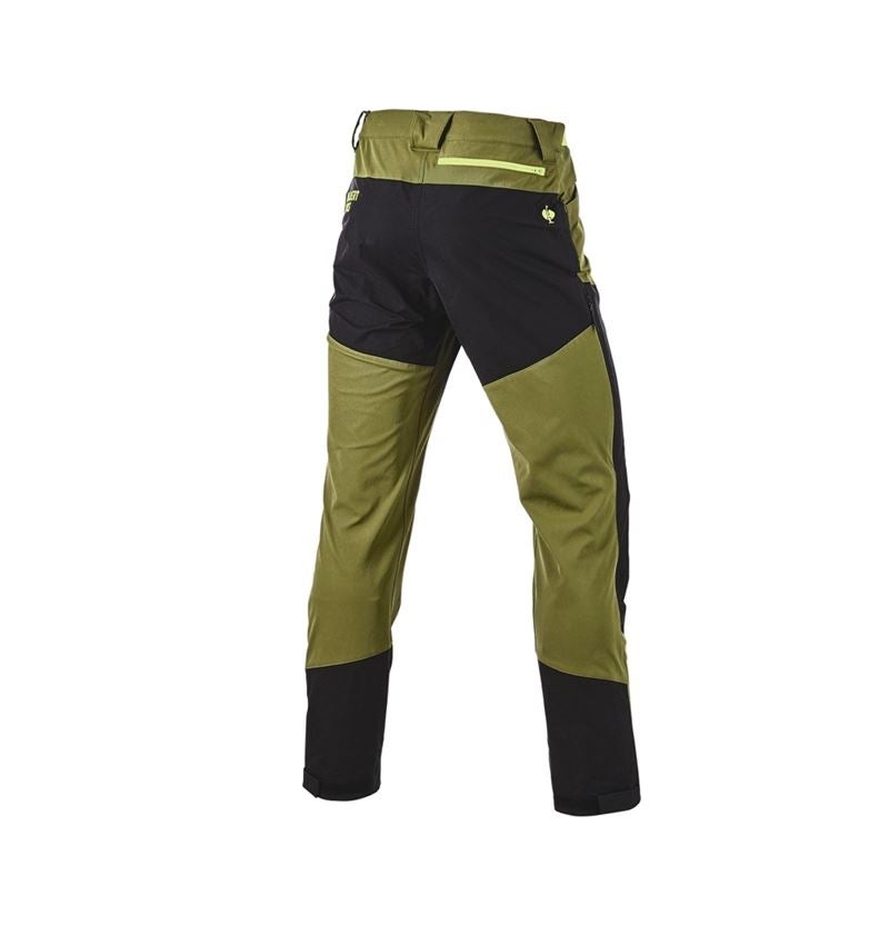 Clothing: Hybrid functional trousers e.s.trail + junipergreen/limegreen 7