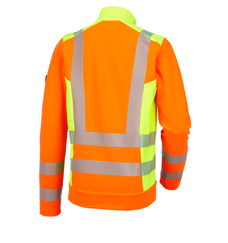 Topics: High-vis softshell jacket softl. e.s.motion 2020 + high-vis orange/high-vis yellow 3