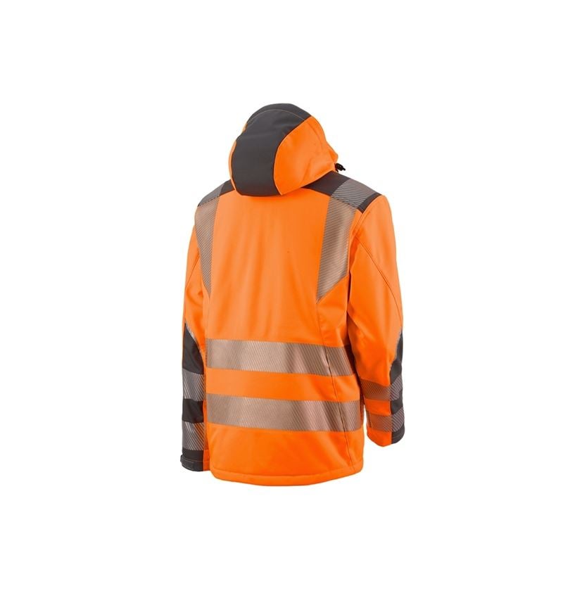 Topics: High-vis softshell jacket e.s.motion + high-vis orange/anthracite 2