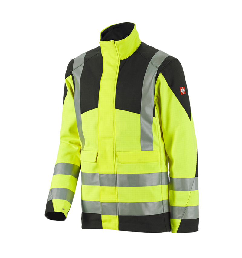 Topics: e.s. Work jacket multinorm high-vis + high-vis yellow/black 2