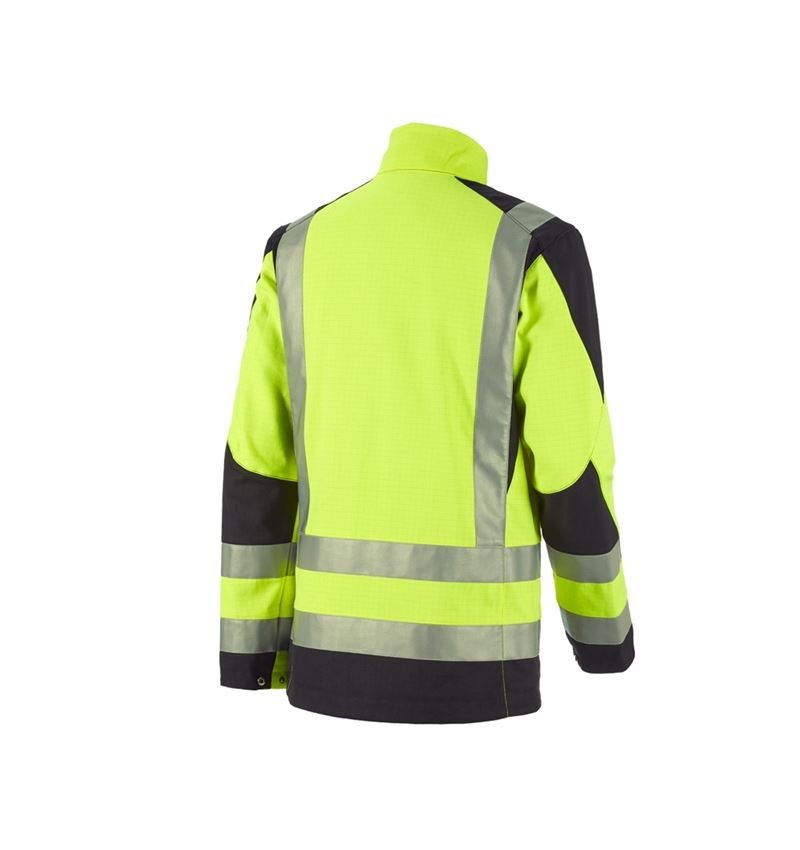 Topics: e.s. Work jacket multinorm high-vis + high-vis yellow/black 3