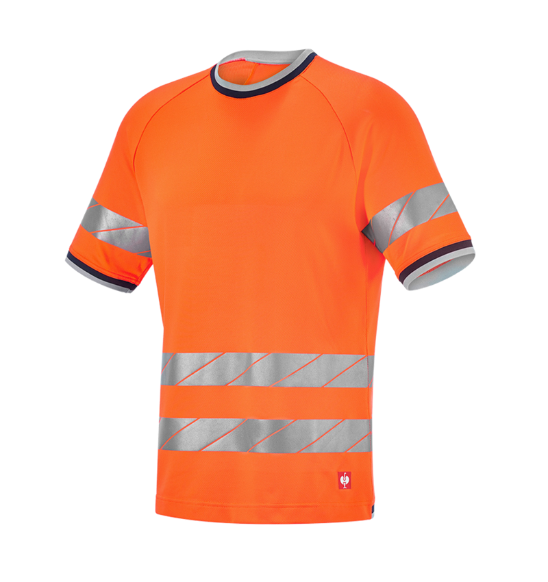 T-Shirts, Pullover & Skjorter: Advarselsfunktions-T-shirt e.s.ambition + advarselsorange/mørkeblå 8