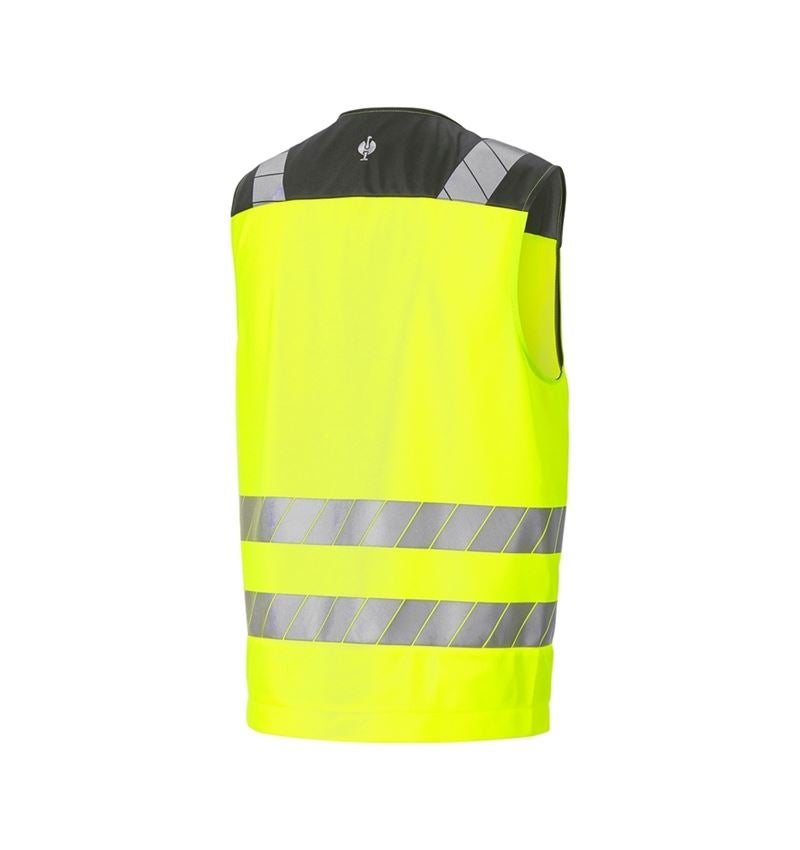 Clothing: High-vis bodywarmer e.s.motion 24/7 + high-vis yellow/anthracite 6