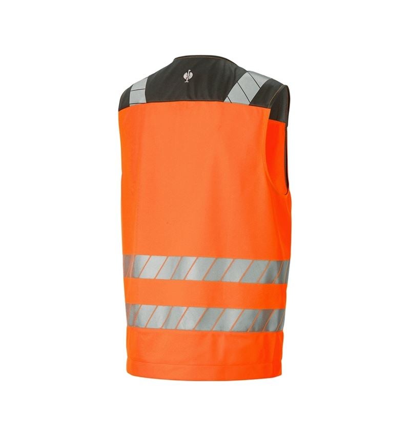 Arbejdsveste: Advarselsvest e.s.motion 24/7 + advarselsorange/antracit 6