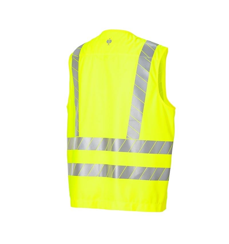 Clothing: High-vis bodywarmer e.s.motion 24/7 uni + high-vis yellow 8