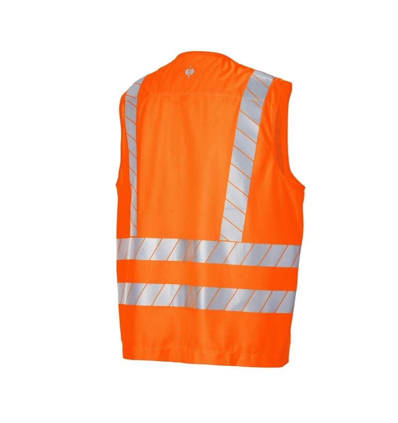 Arbejdsveste: Advarselsvest e.s.motion 24/7 uni + advarselsorange 5