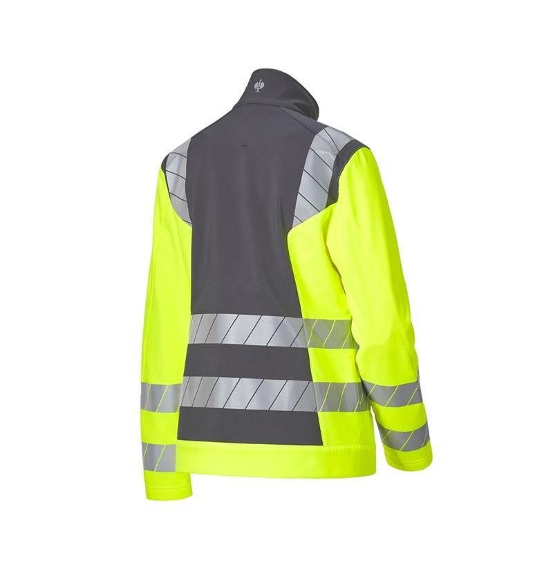 Topics: High-vis softshell jacket e.s.motion 24/7, ladies' + anthracite/high-vis yellow 6