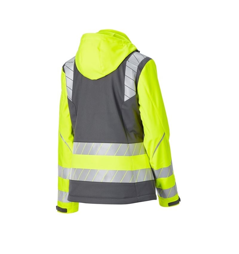 Topics: High-vis winter soft. jacket e.s.motion 24/7,lad. + anthracite/high-vis yellow 1