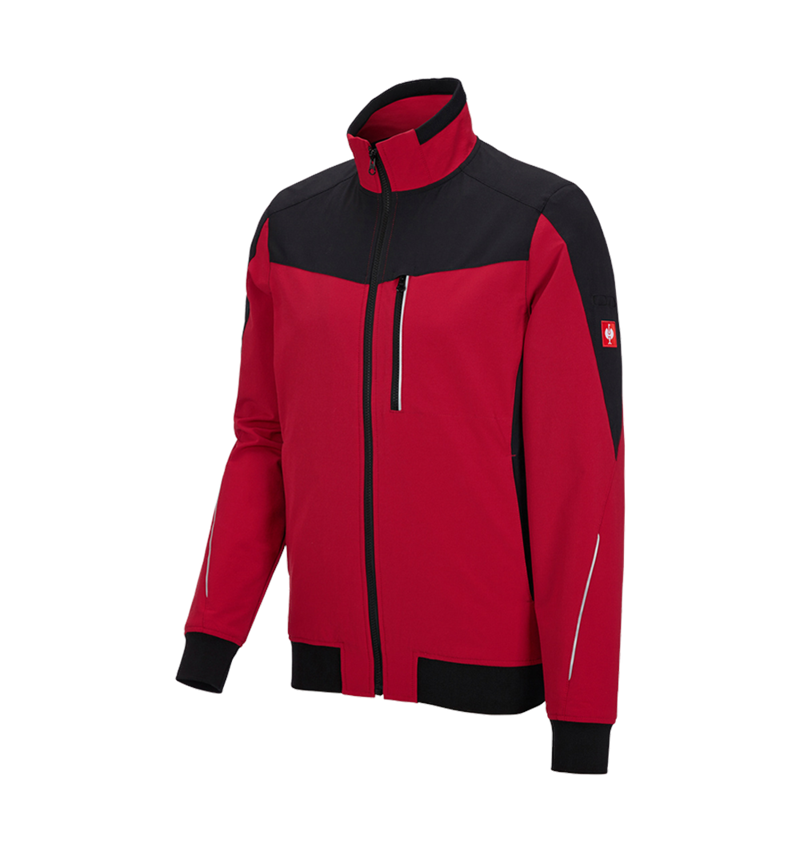 Joiners / Carpenters: Functional jacket e.s.dynashield + fiery red/black 2