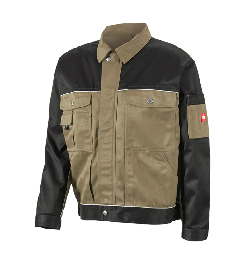 Work Jackets: Work jacket e.s.image + khaki/black 5