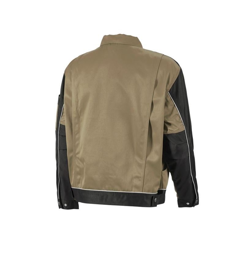 Joiners / Carpenters: Work jacket e.s.image + khaki/black 6