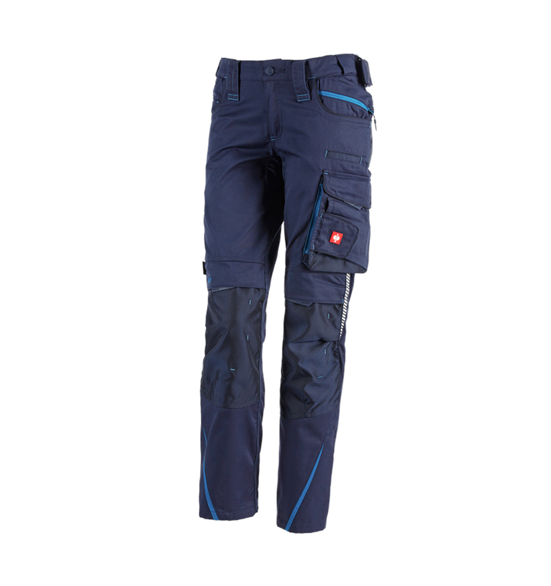 Gardening / Forestry / Farming: Ladies' trousers e.s.motion 2020 + navy/atoll 2