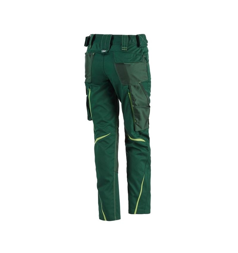 Work Trousers: Ladies' trousers e.s.motion 2020 + green/seagreen 3