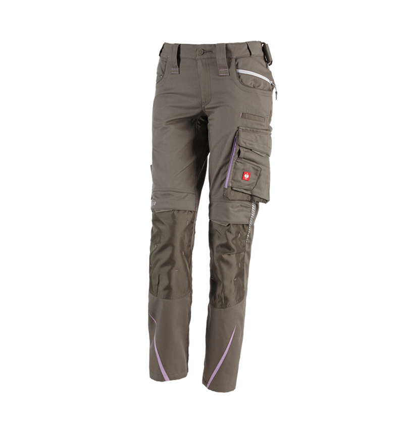 Gardening / Forestry / Farming: Ladies' trousers e.s.motion 2020 + stone/lavender 2