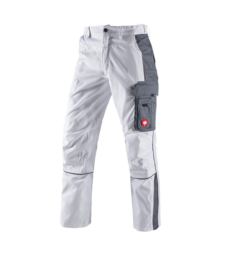 Work Trousers: Trousers e.s.active + white/grey 2