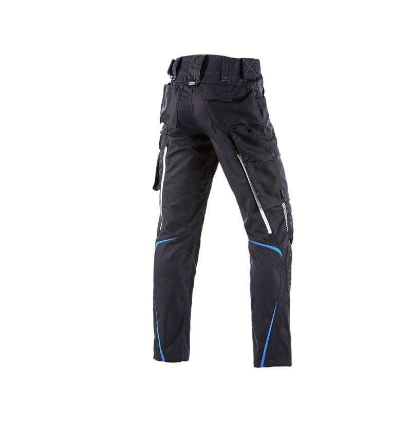 Work Trousers: Winter trousers e.s.motion 2020, men´s + graphite/gentianblue 3