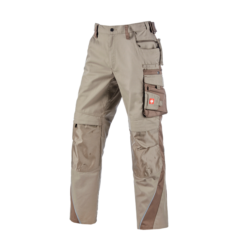 Plumbers / Installers: Trousers e.s.motion Winter + clay/peat 2