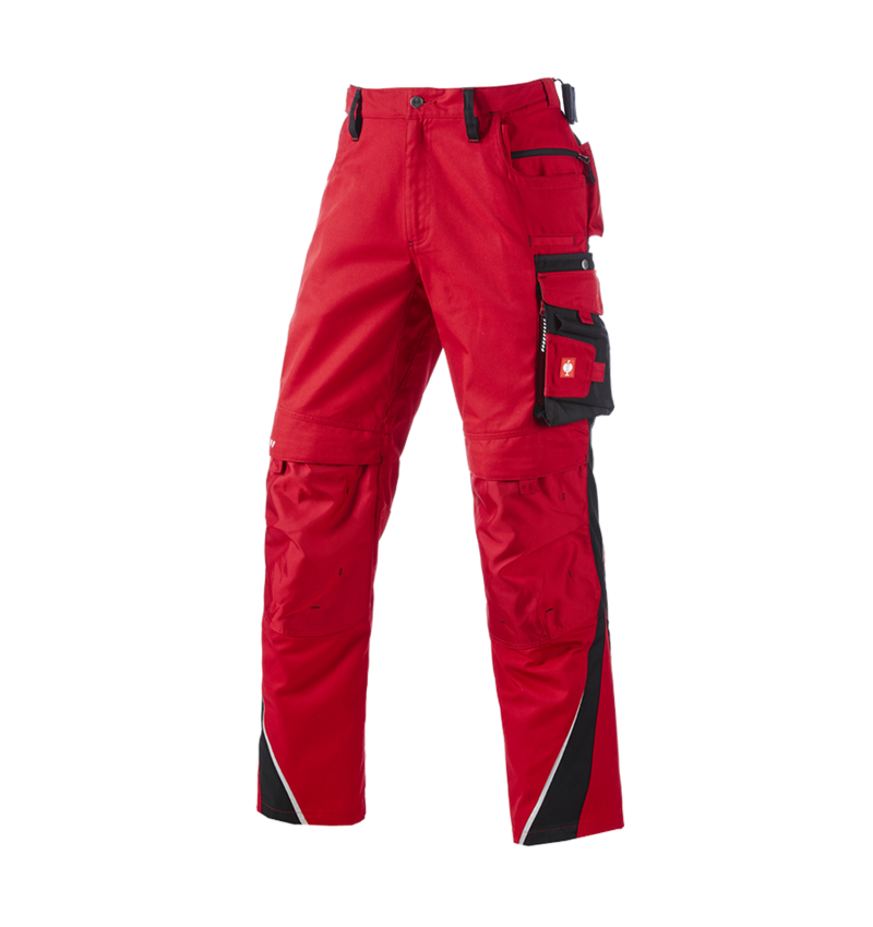 Gardening / Forestry / Farming: Trousers e.s.motion Winter + red/black 2