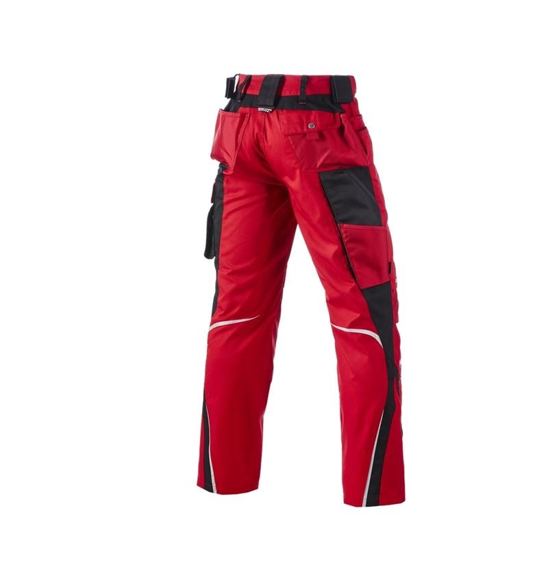 Tømrer / Snedker: Bukser e.s.motion + rød/sort 3