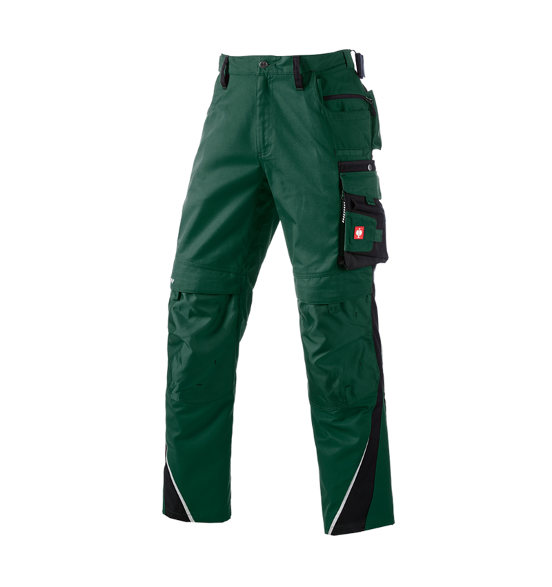 Work Trousers: Trousers e.s.motion + green/black 2