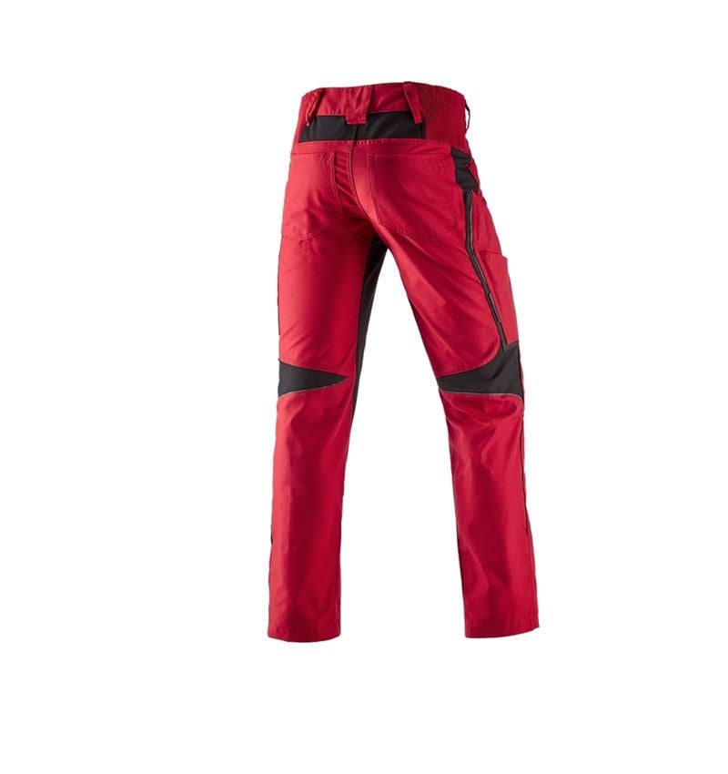 Gardening / Forestry / Farming: Trousers e.s.vision, men's + red/black 3