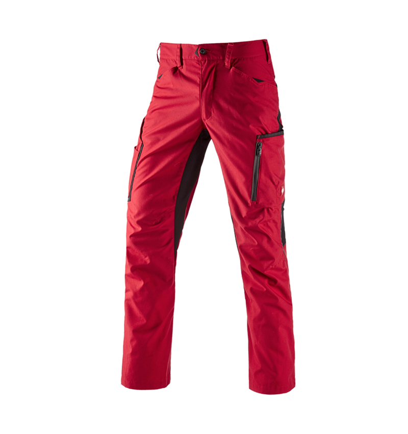 Gardening / Forestry / Farming: Trousers e.s.vision, men's + red/black 2
