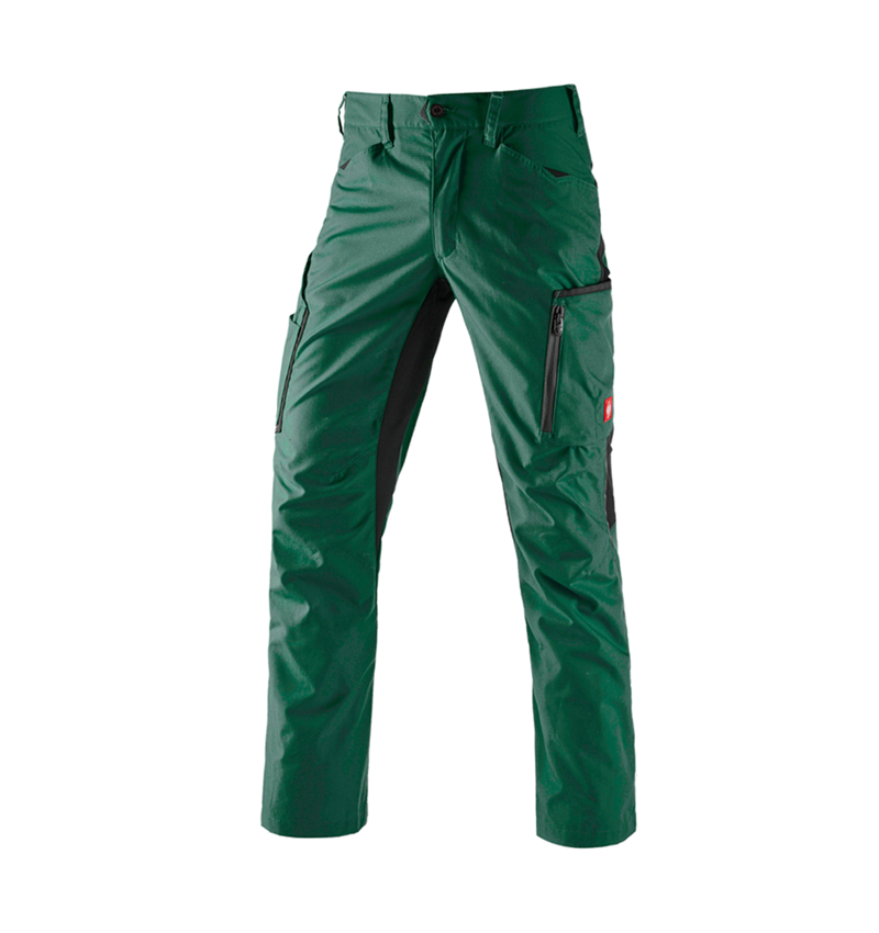 Work Trousers: Trousers e.s.vision, men's + green/black 2
