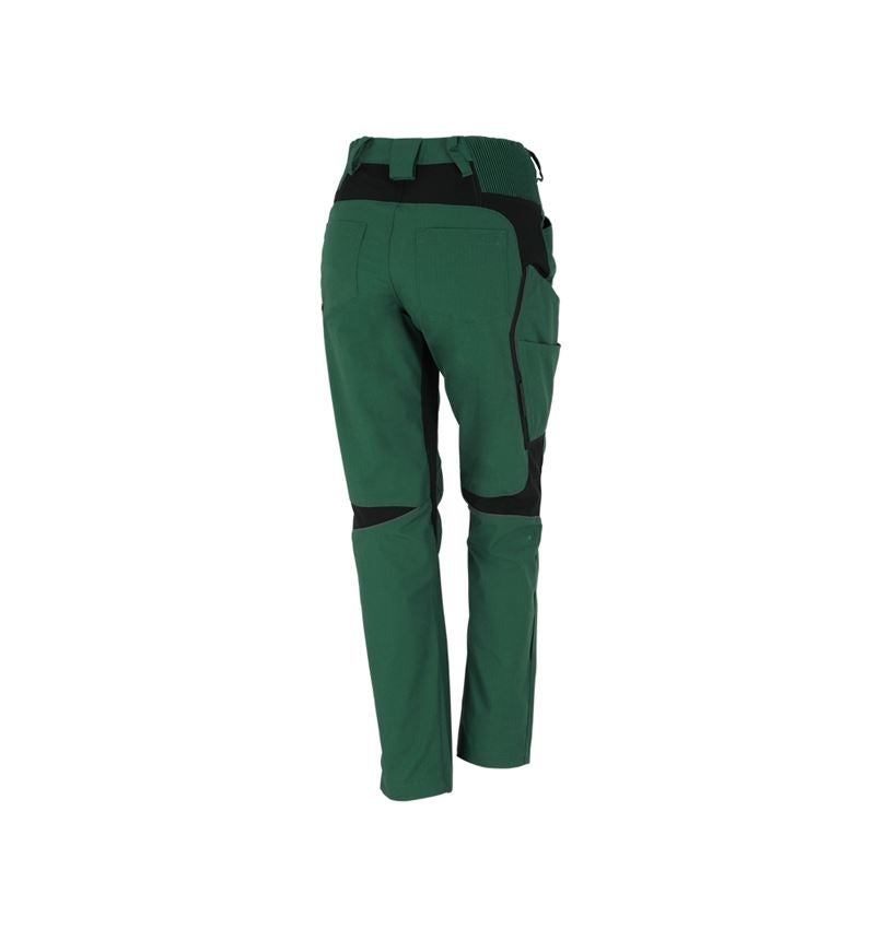 Gardening / Forestry / Farming: Ladies' trousers e.s.vision + green/black 3