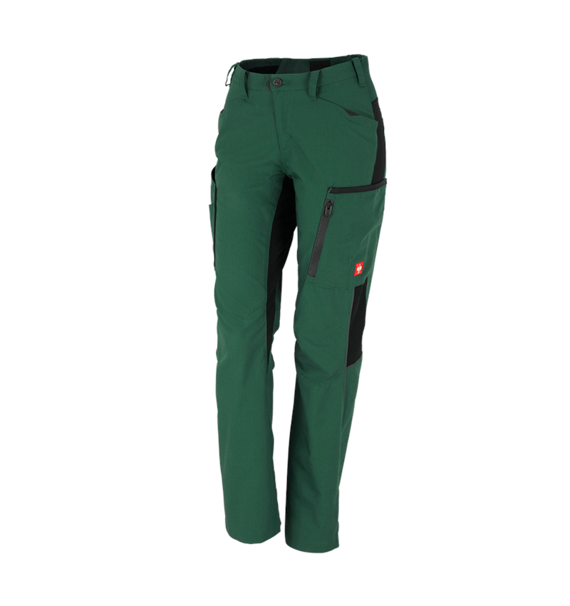 Joiners / Carpenters: Ladies' trousers e.s.vision + green/black 2