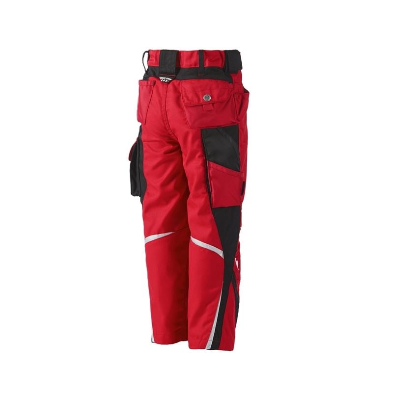 Cold: Children's trousers e.s.motion Winter + red/black 1