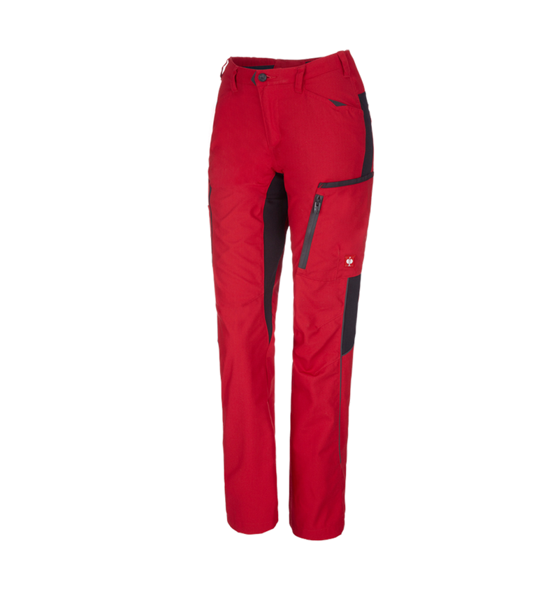 Gardening / Forestry / Farming: Winter ladies' trousers e.s.vision + red/black 2