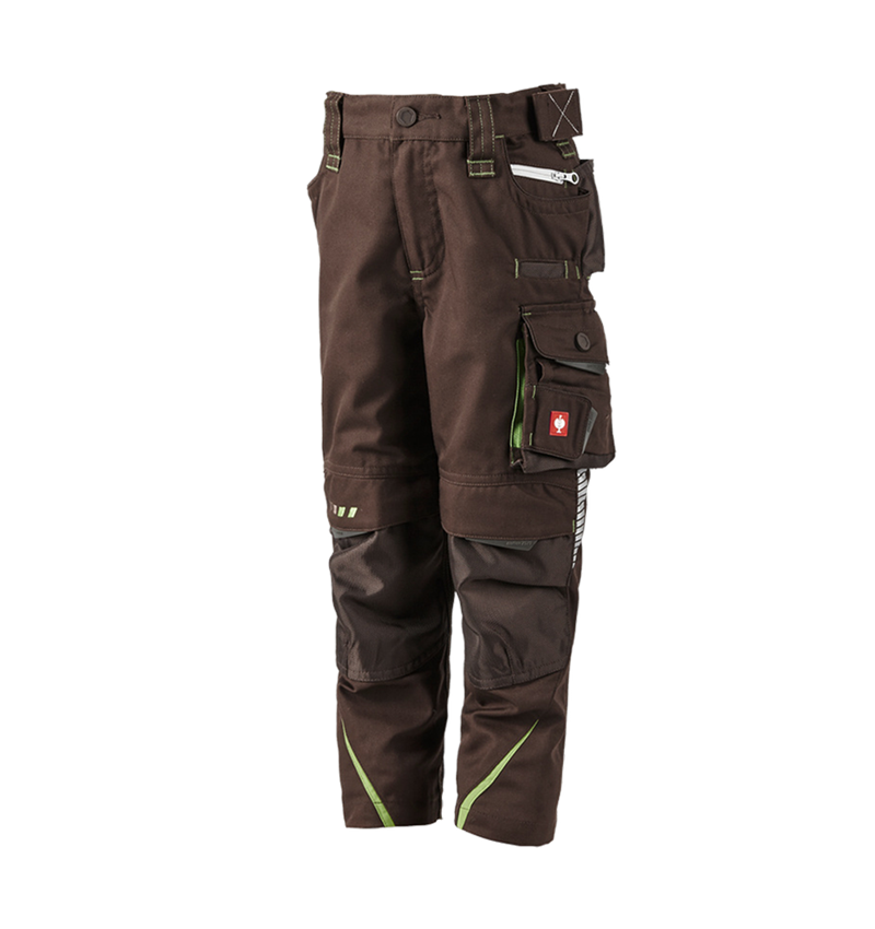 Trousers: Winter trousers e.s.motion 2020, children's + chestnut/seagreen