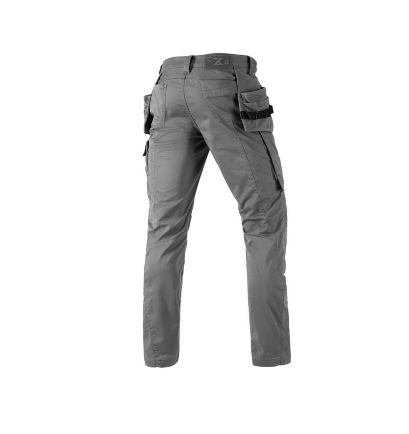 Work Trousers: Trousers e.s.motion ten tool-pouch + granite 2