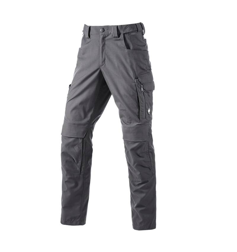 Work Trousers: Trousers e.s.concrete solid + anthracite